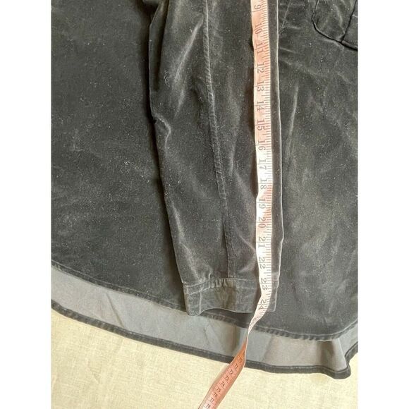 Dries Van Noten Black Velvet Tunic Mens Size  M 48 - Picture 5 of 12